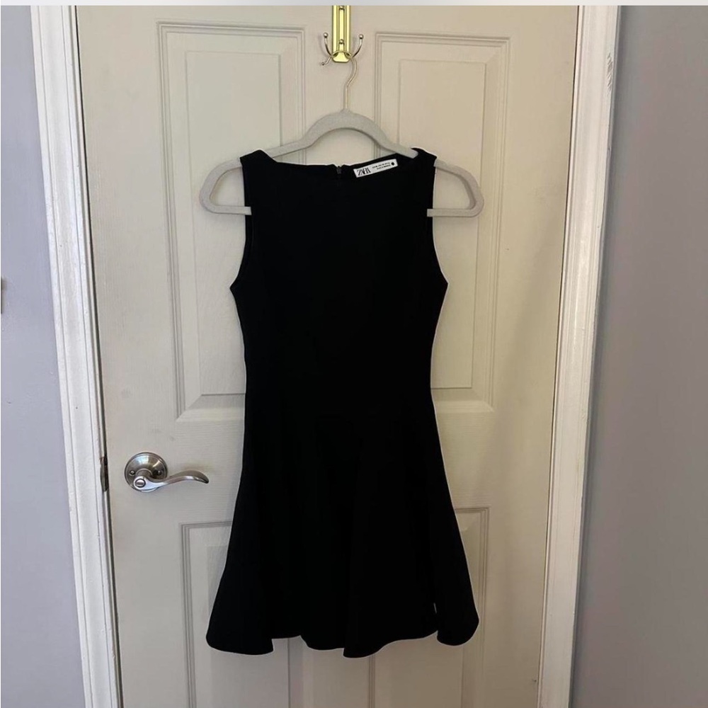 Zara black skater dress size xs